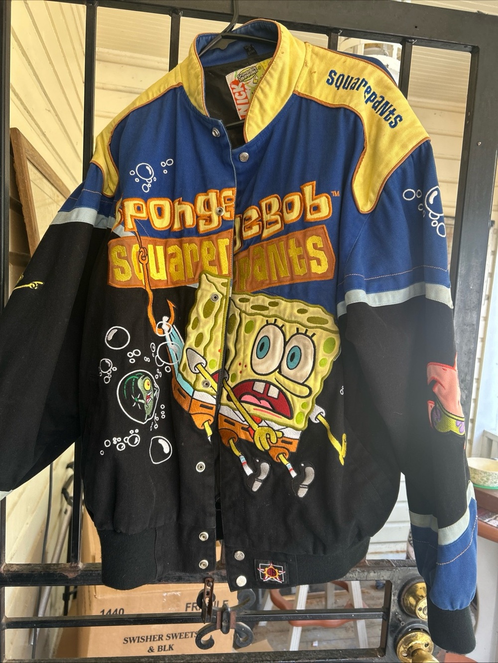 SpongeBob SquarePants vintage nascar jacket